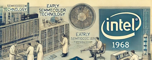 Intel founders Robert Noyce and Gordon Moore
